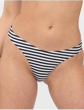 Трусы плавки в полоску UNICONF CBC232 V1 SPICY STRIPES, Цвет: черно-белый, Размеры: L