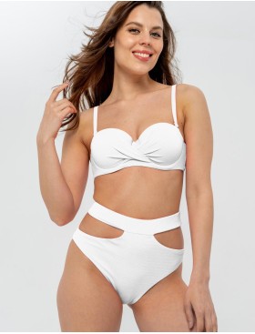 Белые высокие плавки UNICONF CBC242 ALB SPIRIT OF COLOURS, Цвет: белый, Размеры: L, изображение 3