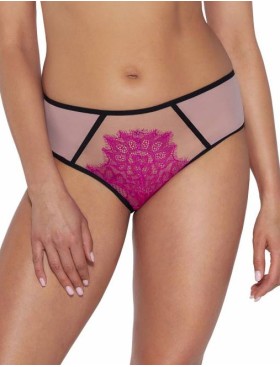 Трусы слипы с розовым кружевом Ava AMBRE 2032 figi pink, Цвет: розовый, Размеры: S