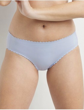 Бесшовные трусики слипы Dim BODY TOUCH 3255 лен синий, Цвет: лен синий, Размеры: S