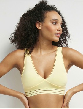 Эластичный бюстгальтер без застежки Dim OH MY DIM’s 0ASH желтый, Цвет: желтый, Размеры: S, изображение 3