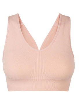 Спортивный бюстгальтер без застежки Dim SPORT 0BV8 розовый миндаль, Цвет: розовый миндаль, Размеры: XL, изображение 6