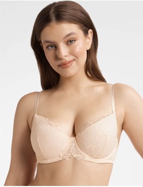 Бюстгальтер балконет пуш-ап Esotiq THIA 40160 телесный, Цвет: телесный, Размеры: 70C, изображение 3