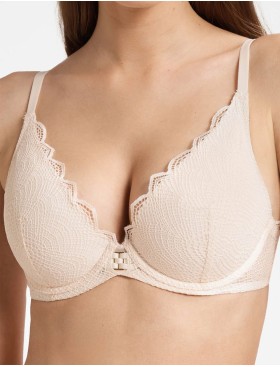 Бюстгальтер с поролоном Esotiq TWIGGY 40164 кремовый, Цвет: кремовый, Размеры: 75B