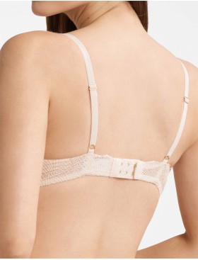 Бюстгальтер с поролоном Esotiq TWIGGY 40164 кремовый, Цвет: кремовый, Размеры: 75B, изображение 2