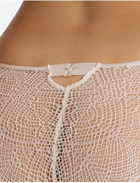 Трусики бразилиана Esotiq TWIGGY 40166 кремовый, Цвет: кремовый, Размеры: S, изображение 3