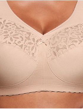 Хлопковый бюстгальтер без косточек Glamorise GI1001 кофе, Цвет: кофе, Размеры: 115D, изображение 6