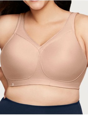 Спортивный бюстгальтер Glamorise GI1006 кофе, Цвет: кофе, Размеры: 90D