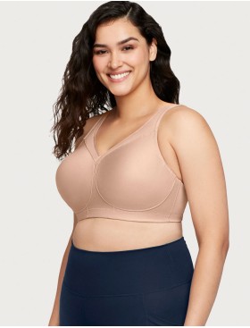 Спортивный бюстгальтер Glamorise GI1006 кофе, Цвет: кофе, Размеры: 90D, изображение 4