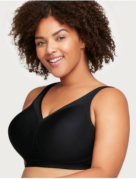 Спортивный бюстгальтер Glamorise GI1006 черный, Цвет: черный, Размеры: 95C, изображение 4