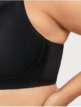 Спортивный бюстгальтер Glamorise GI1006 черный, Цвет: черный, Размеры: 95C, изображение 5