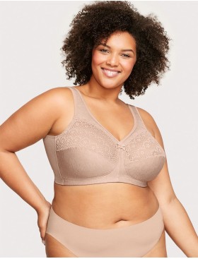 Комфортный бюстгальтер Glamorise GI1064 кофе, Цвет: кофе, Размеры: 90D, изображение 5