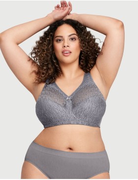 Комфортный бюстгальтер Glamorise GI1064 серый, Цвет: серый, Размеры: 90D, изображение 6