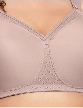 Бюстгальтер мягкий без косточек Glamorise GI1080 серо-коричневый, Цвет: серо-коричневый, Размеры: 90D, изображение 4