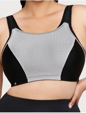 Бюстгальтер для спорта Glamorise GI1166 черный, Цвет: черный, Размеры: 85D