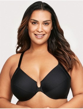 Бюстгальтер с мягкой чашкой Glamorise GI1247 черный, Цвет: черный, Размеры: 80D, изображение 5