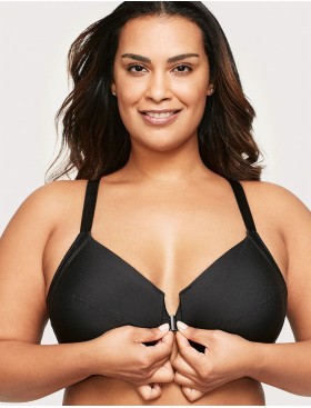 Бюстгальтер с мягкой чашкой Glamorise GI1247 черный, Цвет: черный, Размеры: 80D, изображение 3