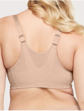 Бюстгальтер с застежкой спереди Glamorise GI1265 кофе, Цвет: кофе, Размеры: 90D, изображение 2