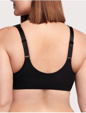 Бюстгальтер с застежкой спереди Glamorise GI9245 черный, Цвет: черный, Размеры: 90B, изображение 2