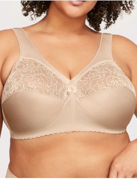 Бюстгальтер с широкими лямками Glamorise GI1000 румяна, Цвет: румяна, Размеры: 90D