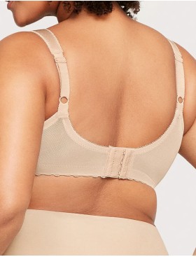 Бюстгальтер с широкими лямками Glamorise GI1000 румяна, Цвет: румяна, Размеры: 90D, изображение 2