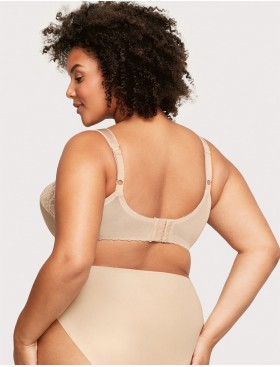 Бюстгальтер с широкими лямками Glamorise GI1000 румяна, Цвет: румяна, Размеры: 90D, изображение 8