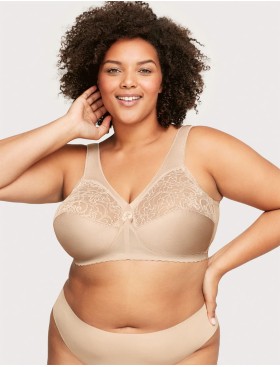 Бюстгальтер с широкими лямками Glamorise GI1000 румяна, Цвет: румяна, Размеры: 90D, изображение 7