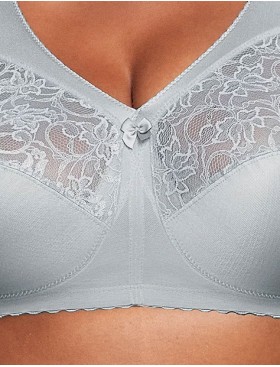 Бюстгальтер с широкими лямками Glamorise GI1000 серый, Цвет: серый, Размеры: 90D, изображение 6