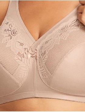 Бескаркасный бюстгальтер минимайзер Glamorise GI1003 кофе, Цвет: кофе, Размеры: 90D, изображение 6