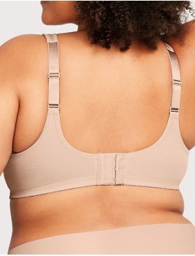 Бескаркасный бюстгальтер минимайзер Glamorise GI1003 кофе, Цвет: кофе, Размеры: 90D, изображение 2