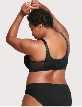 Бюстгальтер мягкий без косточек Glamorise GI1005 черный, Цвет: черный, Размеры: 90H, изображение 7