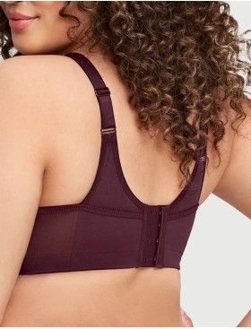 Бюстгальтер мягкий без косточек Glamorise GI1005 винный, Цвет: винный, Размеры: 115D, изображение 2