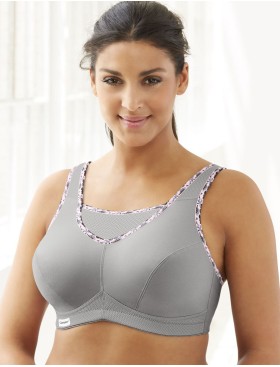 Бюстгальтер для спорта Glamorise GI1066 серый, Цвет: серый, Размеры: 100H, изображение 3