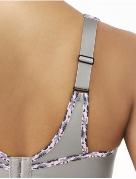 Бюстгальтер для спорта Glamorise GI1066 серый, Цвет: серый, Размеры: 100H, изображение 5