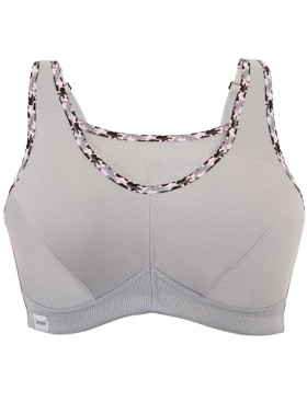 Бюстгальтер для спорта Glamorise GI1066 серый, Цвет: серый, Размеры: 100H, изображение 6