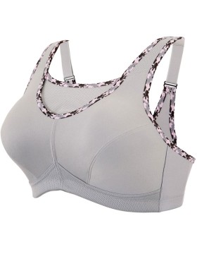 Бюстгальтер для спорта Glamorise GI1066 серый, Цвет: серый, Размеры: 100H, изображение 7