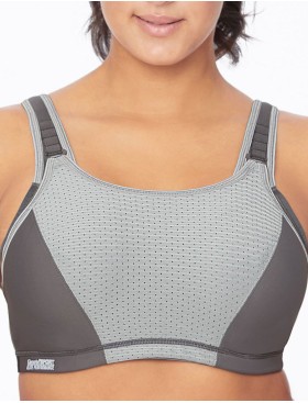 Бюстгальтер для фитнеса Glamorise GI9167 серый, Цвет: серый, Размеры: 75B