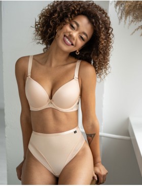 Бюстгальтер балконет пуш-ап Kris Line FORTUNA COMFORT brassiere s-class телесный, Цвет: телесный, Размеры: 75DD, изображение 8