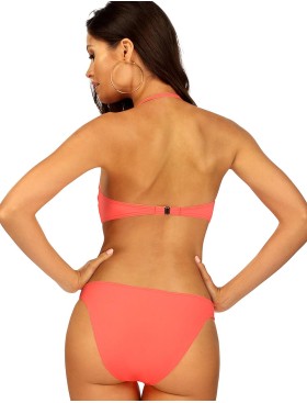 Пляжный купальник бандо Lorin L2533/3, Цвет: лосось, Размеры: 70D, изображение 2