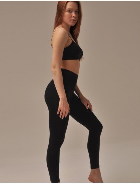 Женские леггинсы MY PA560 nero, Цвет: черный, Размеры: L, изображение 2