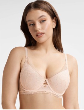 Женский бюстгальтер пуш-ап Esotiq KAYBELLA 40479 пудровый, Цвет: пудровый, Размеры: 70C, изображение 3