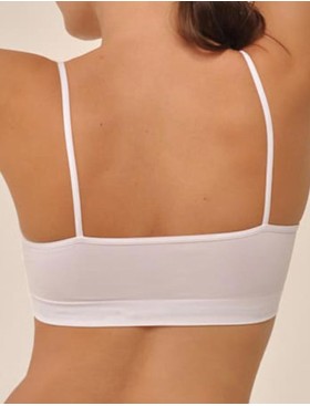 Бесшовный топ MY BR201 bianco, Цвет: белый, Размеры: L/XL, изображение 2