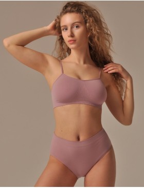 Бесшовный топ MY BR201 rosa ash, Цвет: розовый, Размеры: S/M, изображение 3