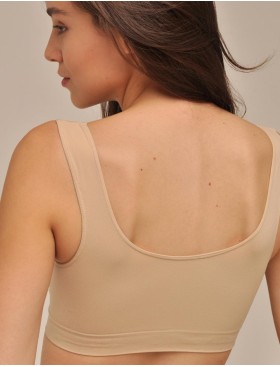 Мягкий топ MY BR327 nudo, Цвет: телесный, Размеры: S, изображение 2