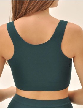 Топ на широких бретелях MY BR329 emerald, Цвет: изумруд, Размеры: S, изображение 2