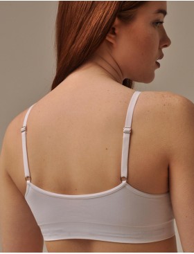 Топ со съемными вкладышами MY BR364 bianco, Цвет: белый, Размеры: XL, изображение 2