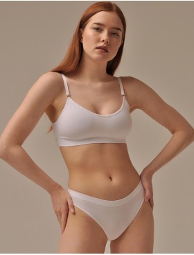 Топ со съемными вкладышами MY BR364 bianco, Цвет: белый, Размеры: XL, изображение 3