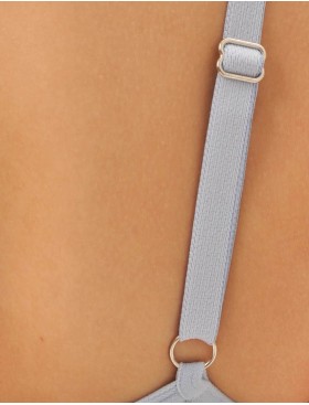 Топ со съемными вкладышами MY BR364 iris, Цвет: голубой, Размеры: S/M, изображение 3