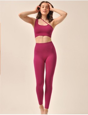 Топ с ассиметричной бретелью MY BR481 magenta, Цвет: розовый, Размеры: S, изображение 3