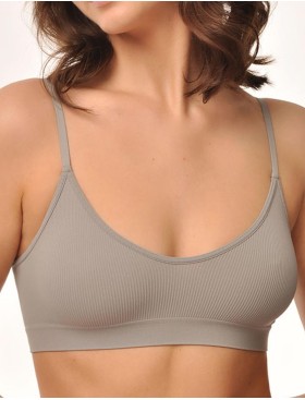 Топ на тонких бретелях MY BR542 mist, Цвет: серый, Размеры: S